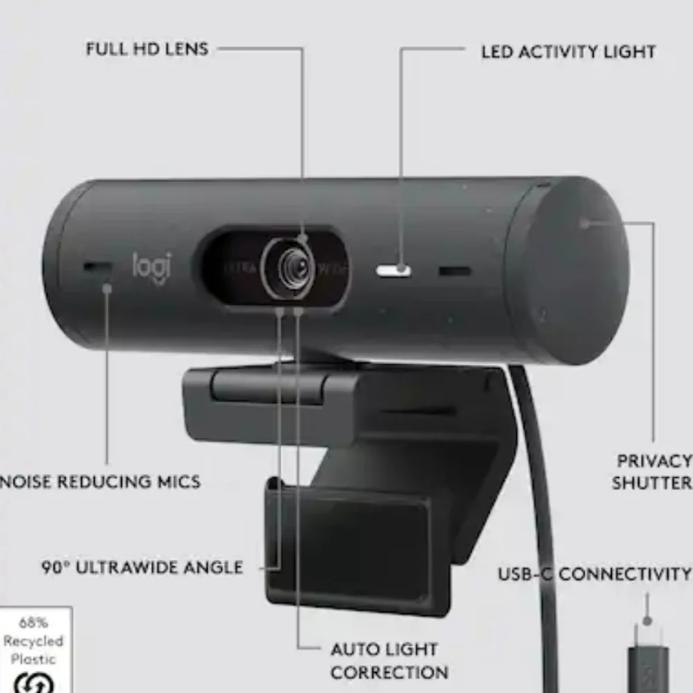 Logitech Black Webcam